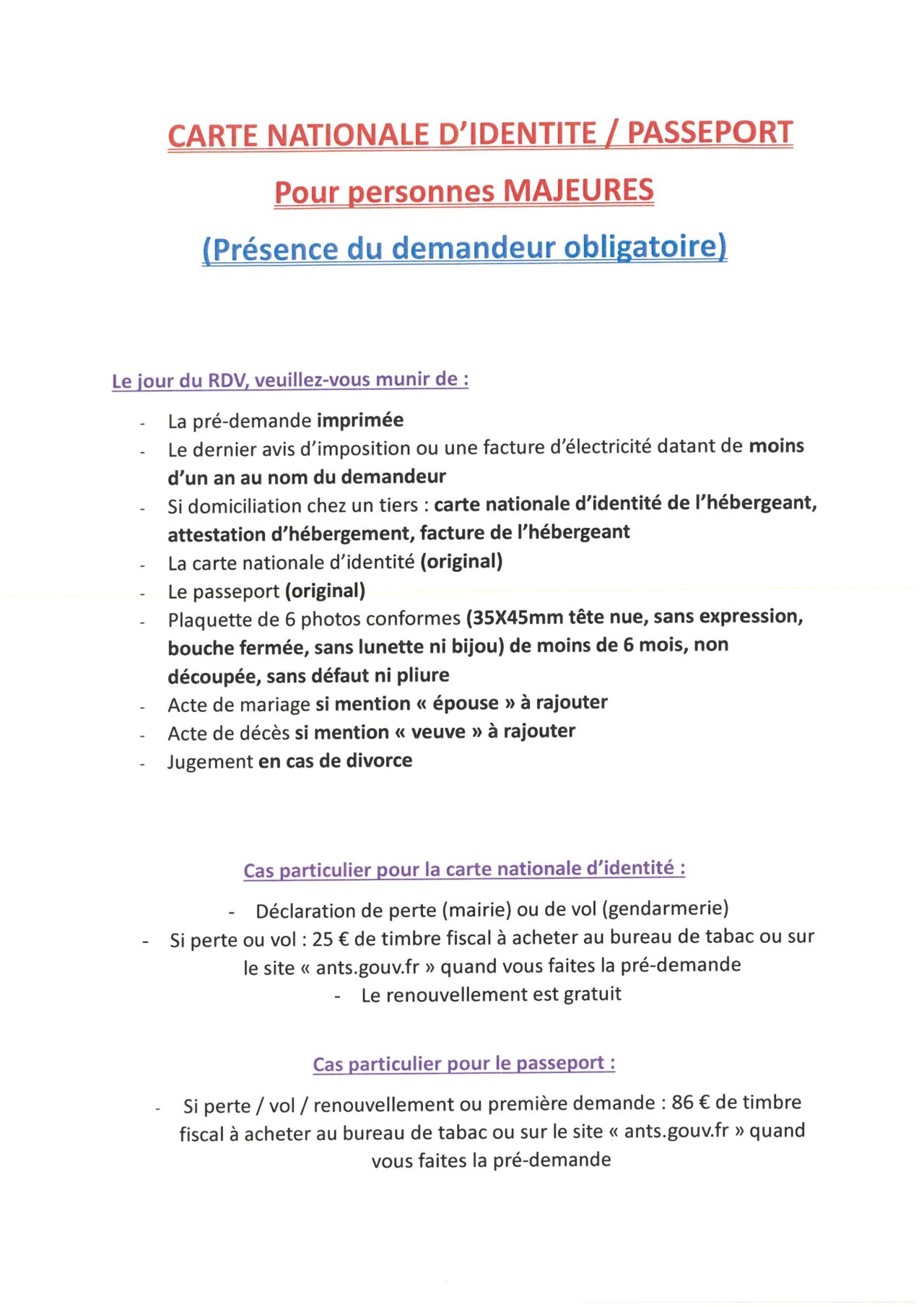 Comment Faire Une Demande De Carte Nationale D’Identité À La Mairie De ...